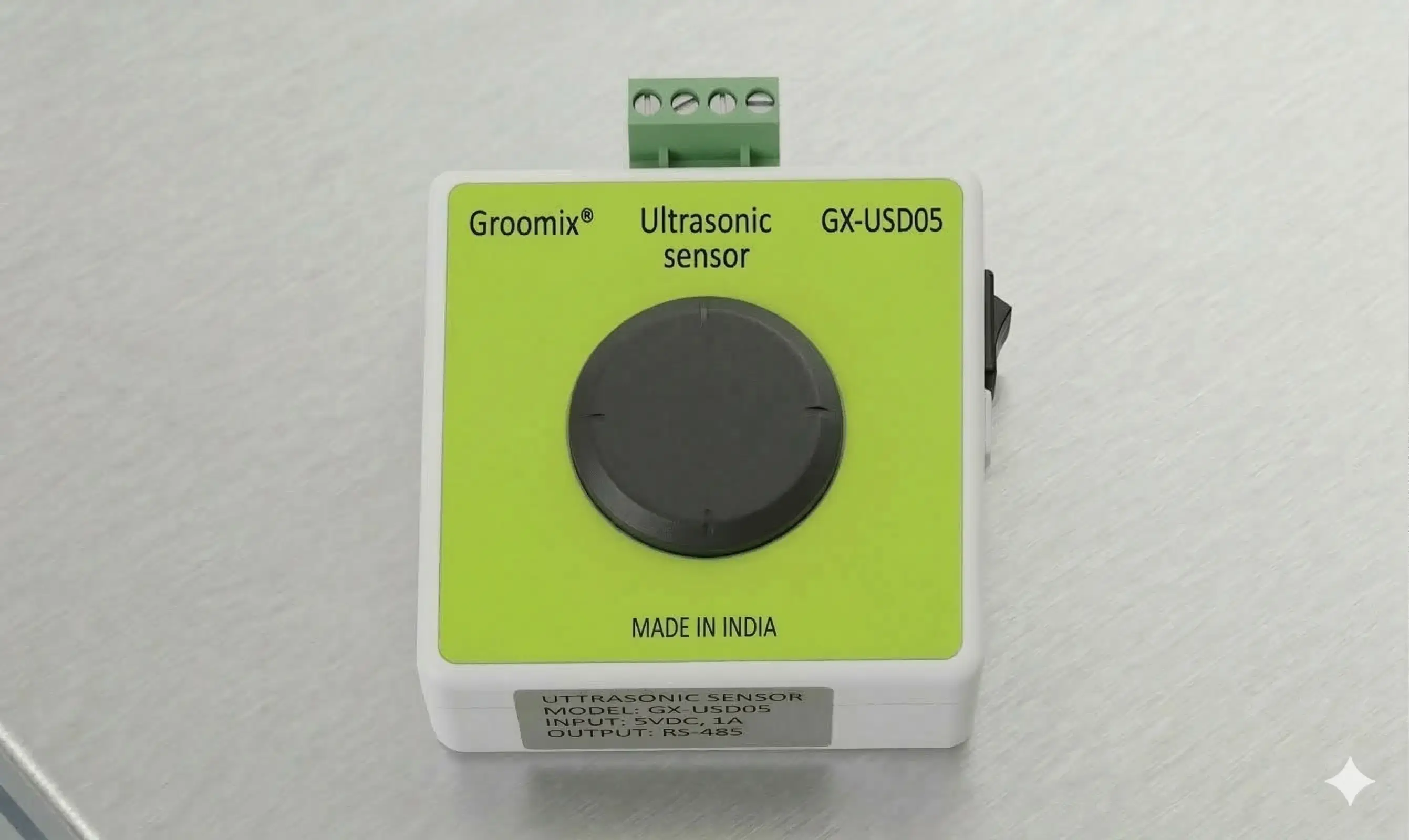 image of groomix ultrasonic water level sensor